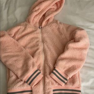 Polo cozy pink jacket